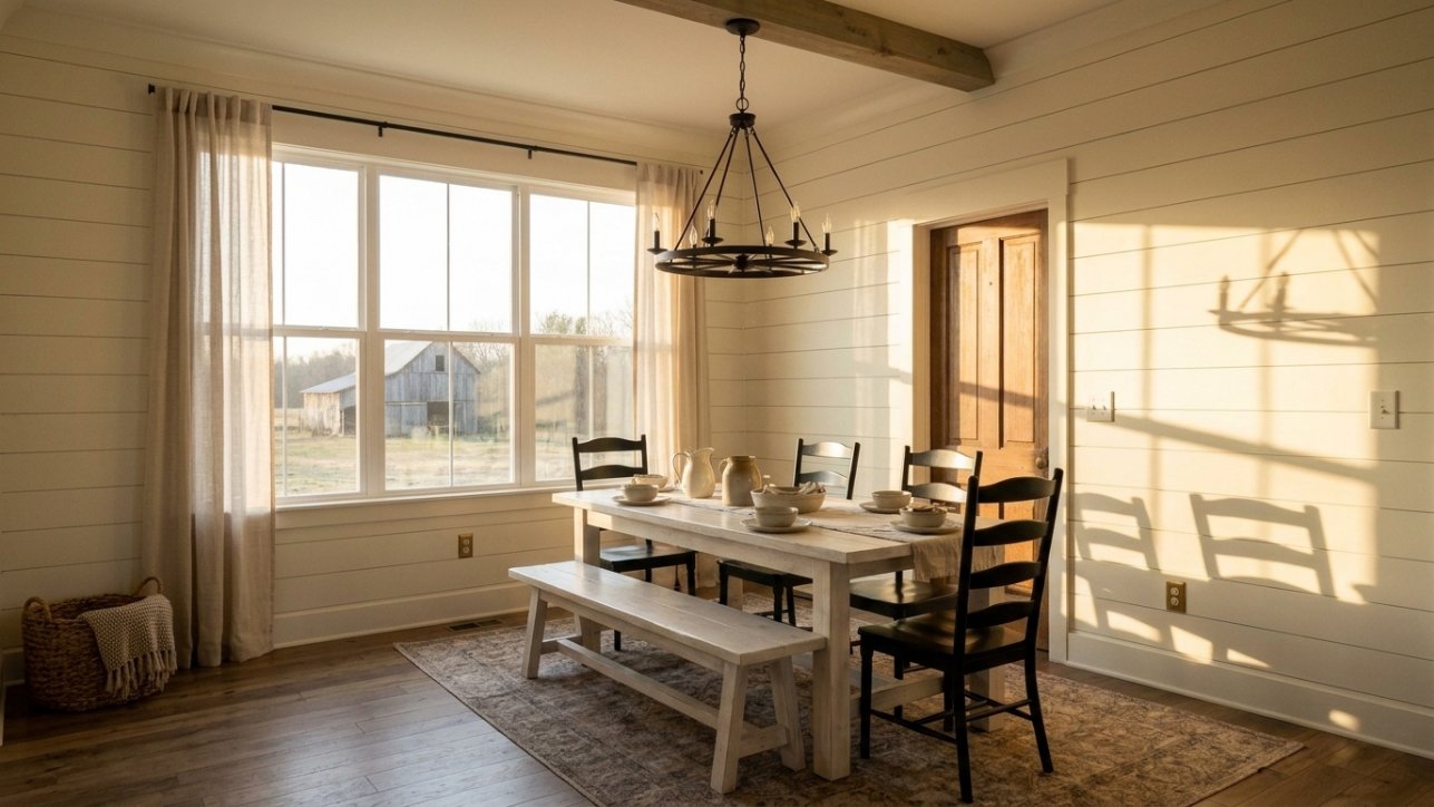 Farmhouse Dining Room Ideas for a Table Everyone Gathers At