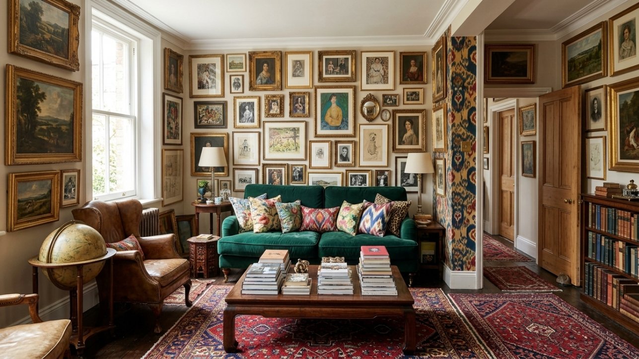 Maximalist Living Room Ideas for a Room That's Gloriously Full