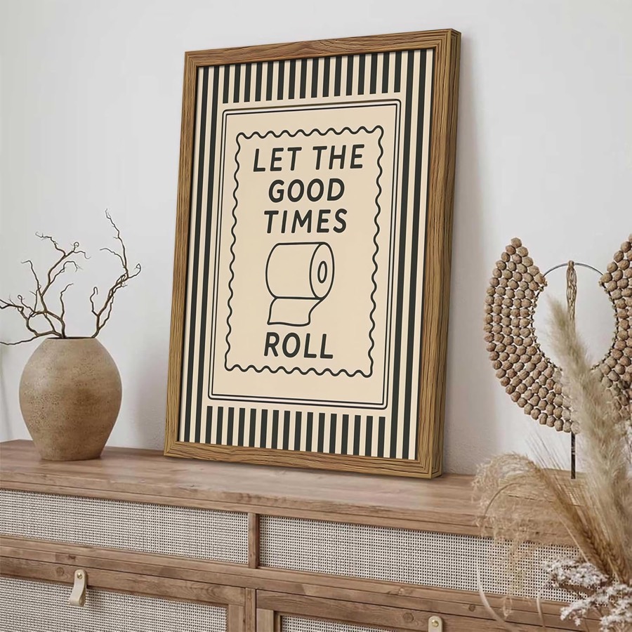 "Good Times" Bathroom Print