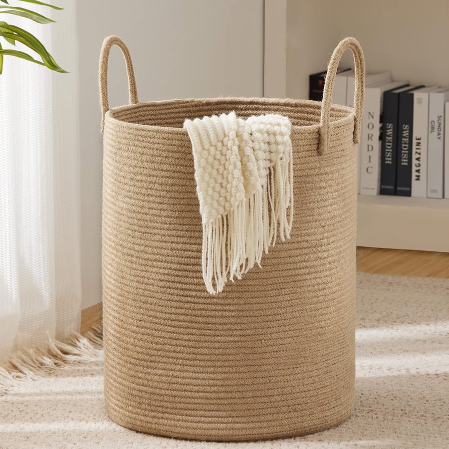 Jute Rope Laundry Hamper